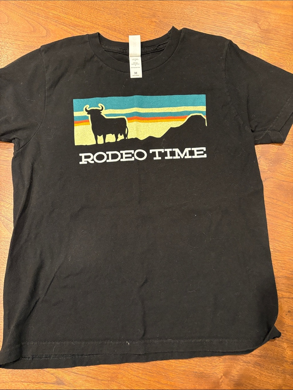 Rodeo Time Graphic Tee - Black